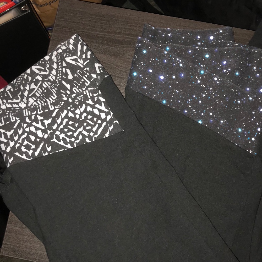 2 pairs of VS Sport yoga pants